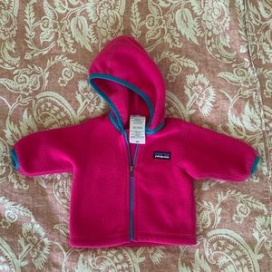 Baby Patagonia fleece jacket
